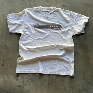 1998 single stitch white and black Pearl Jam tee surf tee